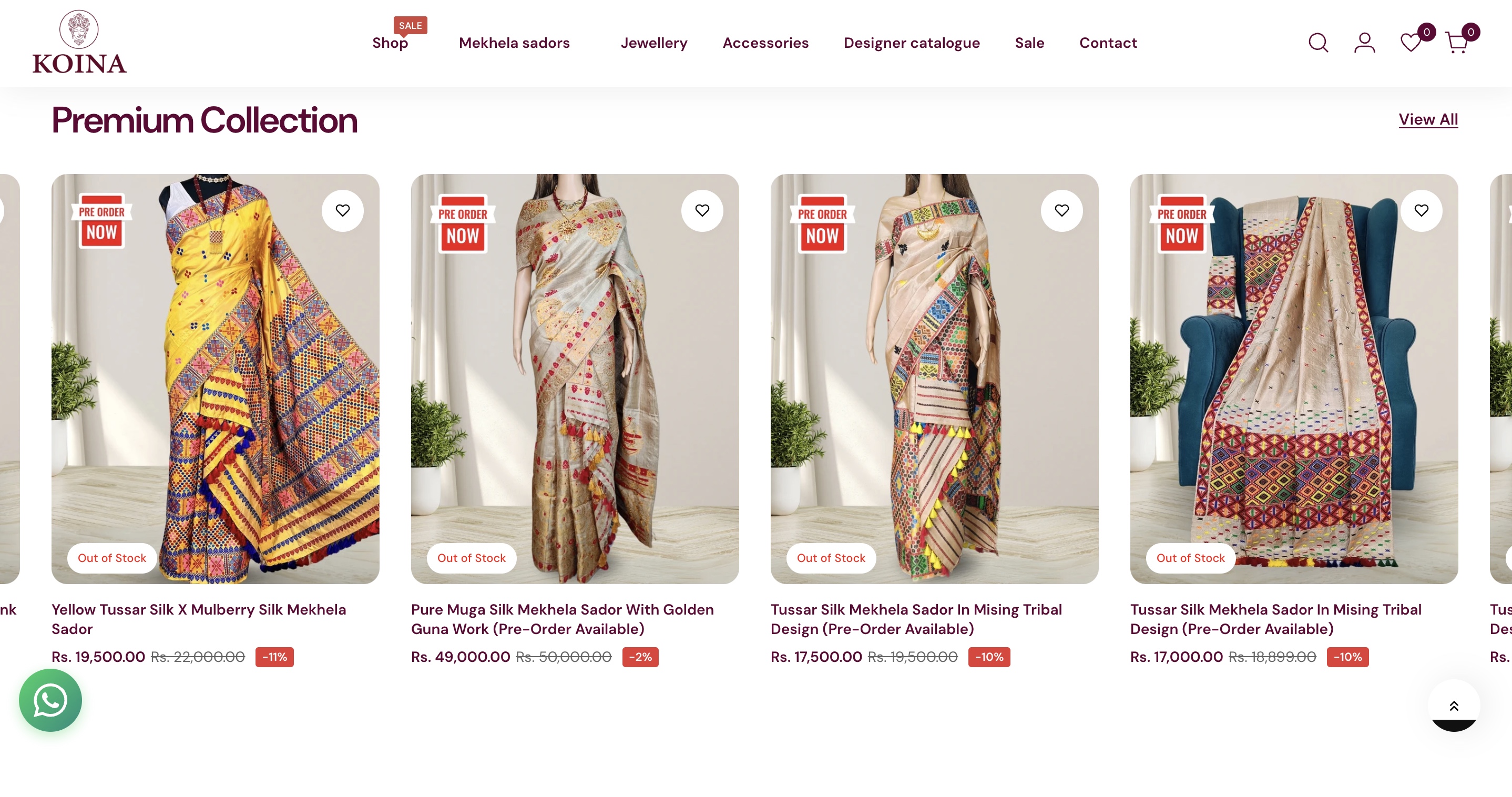 Koina - Assamese Clothing E-commerce